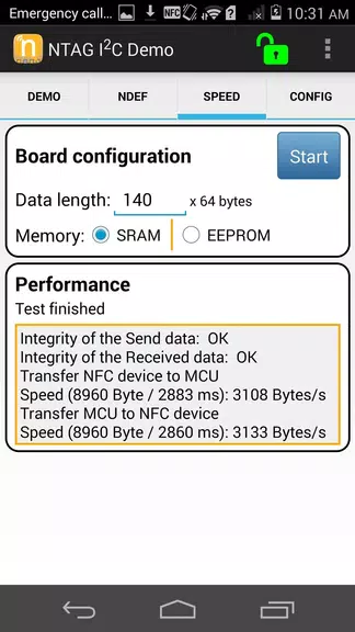 NTAG I2C Demoboard Screenshot 3