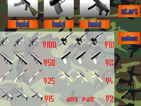 Guns of War Slot Machine Screenshot 2 