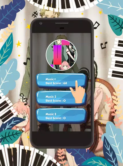 Piano Tiles Anime Spy X Family Screenshot 1