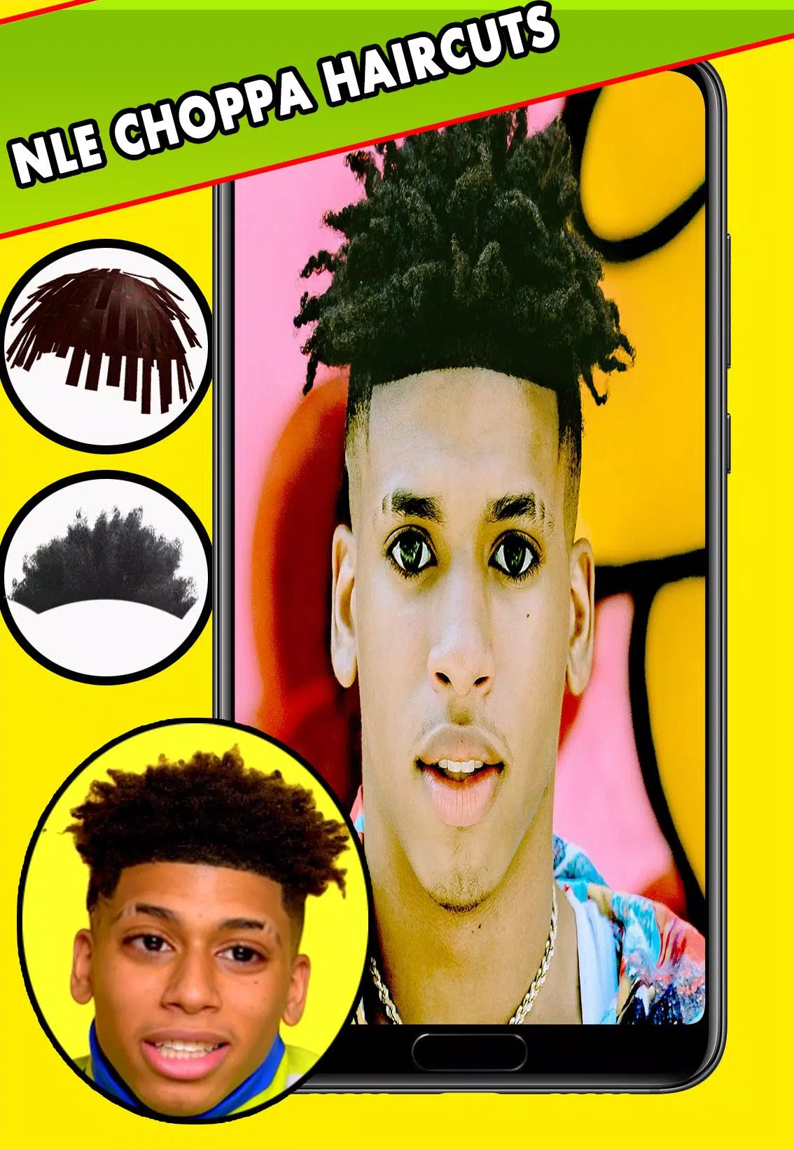 Nle Choppa Haircut Stickers Screenshot 3