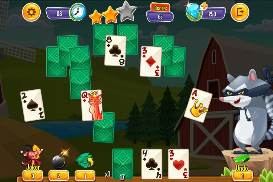 Playful Animal Solitaire Screenshot 3