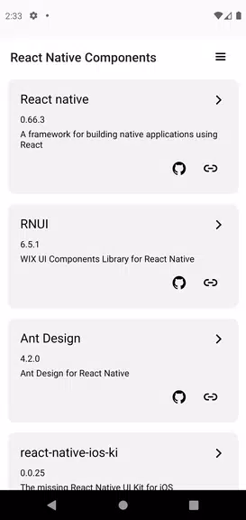 Expo & React Native components Screenshot 1 