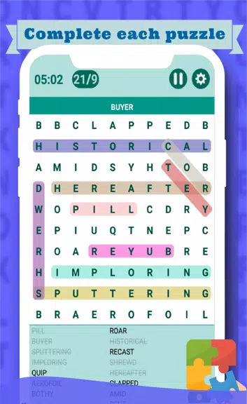 Classic Word Search Puzzle Screenshot 2