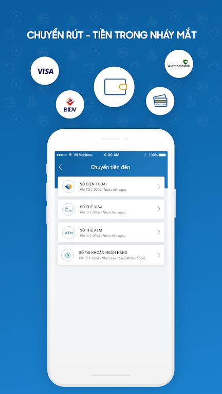 VIMO Ví điện tử Chuyển tiền Screenshot 2