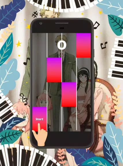 Piano Tiles Anime Spy X Family Screenshot 2