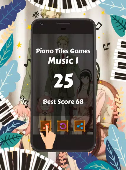 Piano Tiles Anime Spy X Family Screenshot 3