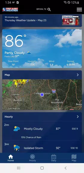 KBTX First Alert Weather Screenshot 1 