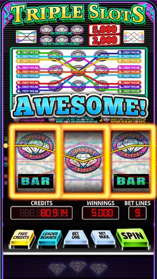 Triple Slots - 9 Paylines Screenshot 1