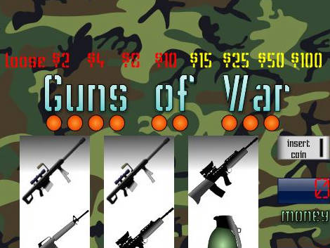 Guns of War Slot Machine Screenshot 1