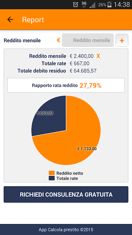 Calcola Prestito Screenshot 2