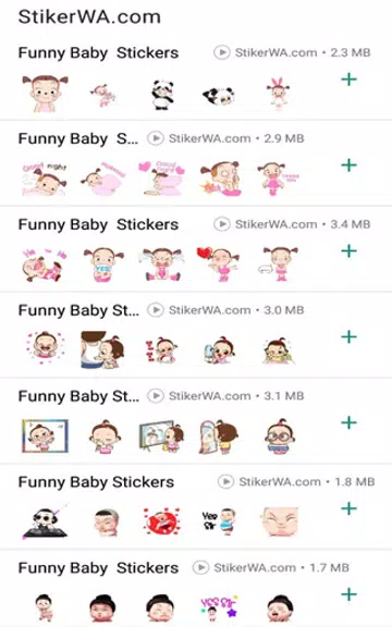 Animated Babies WAStickerApps Screenshot 4 