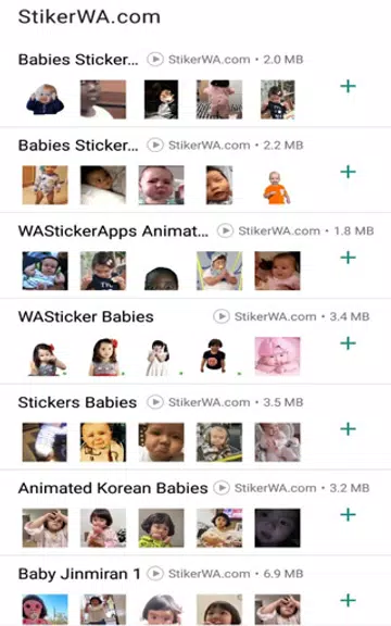 Animated Babies WAStickerApps Screenshot 2 