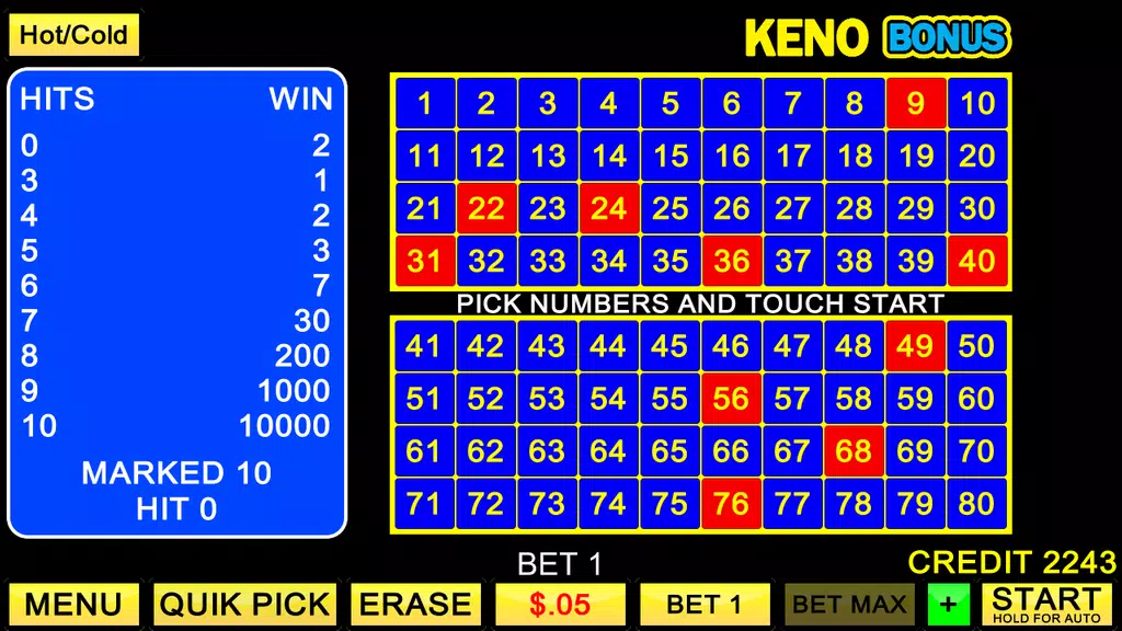 Keno Super Jackpot Screenshot 4