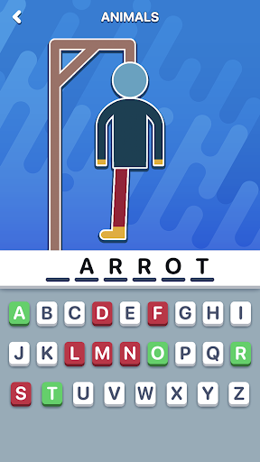 Hangman _ _ _ _ Free Classic Hidden Word Game Screenshot 1