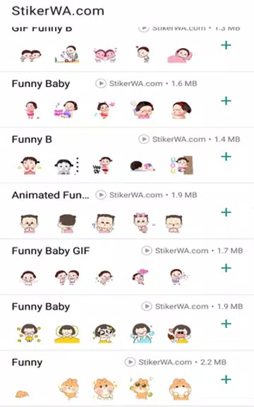 Animated Babies WAStickerApps Screenshot 1 