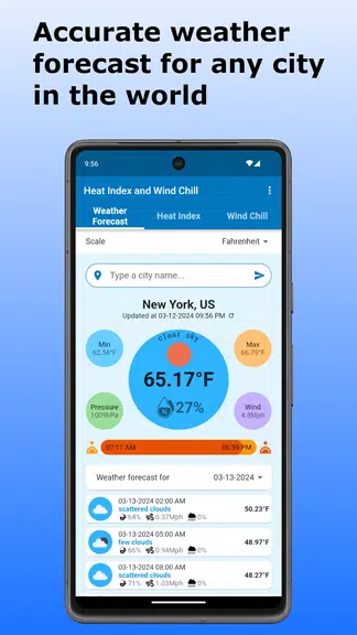Heat Index and Wind Chill Screenshot 1