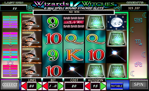 Wizards V Witches video slots Screenshot 3