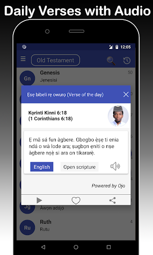 Yoruba & English Bible - With Full Offline Audio Screenshot 2 