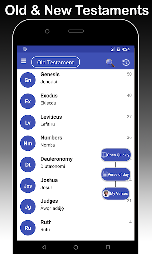 Yoruba & English Bible - With Full Offline Audio Screenshot 1 