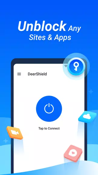 DeerShield - Free VPN & Security Service Screenshot 1