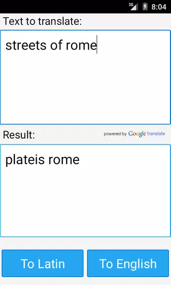Latin English Translator Screenshot 1 