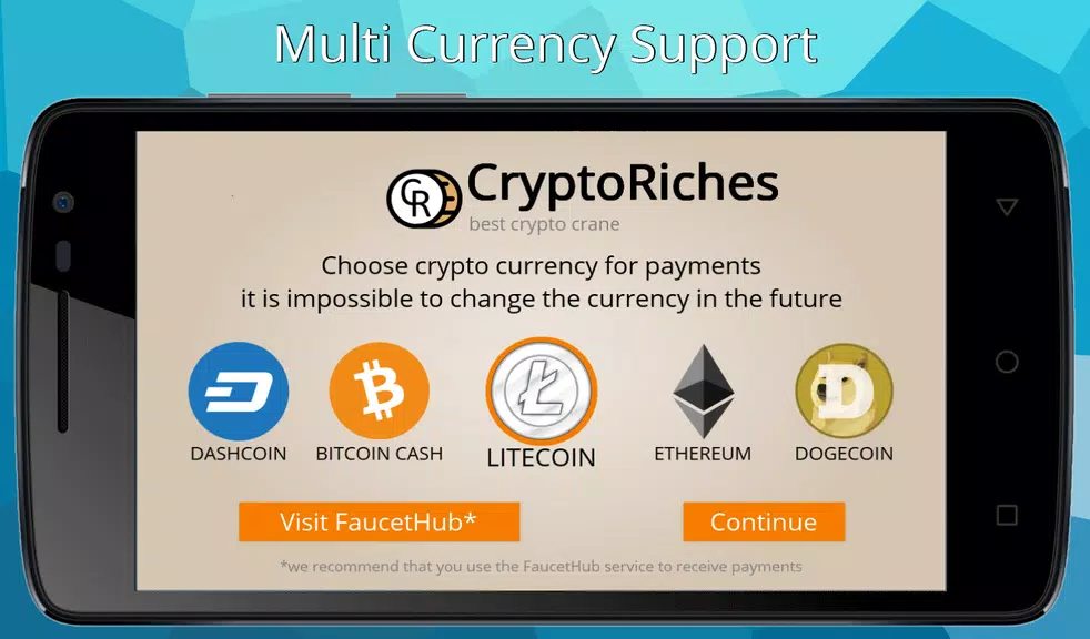 CryptoRiches Faucet Screenshot 1