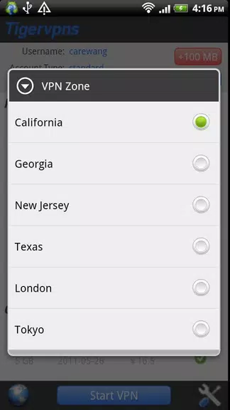 Tigervpns Vpn Client (Root) Screenshot 4 