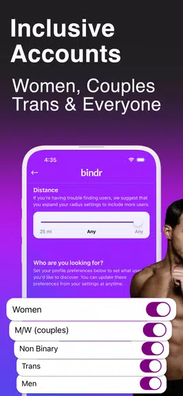 Bindr: Bisexual Dating & Chat Screenshot 3 