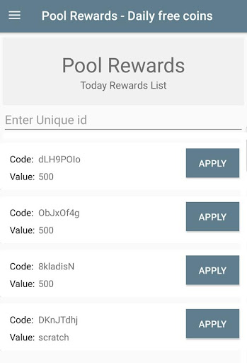 Pool Rewards - Daily Free Coins Screenshot 4