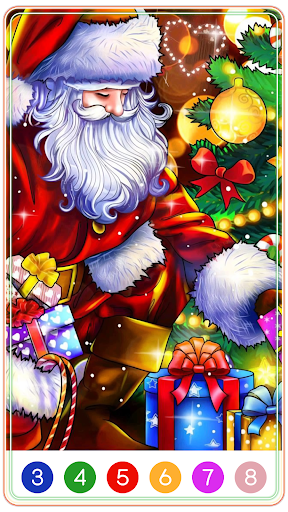 Christmas Paint by Number Screenshot 3