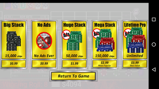 Craps Trainer Free Screenshot 2