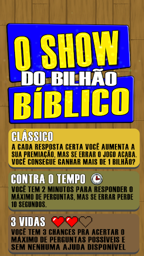 O Show do bilhão Bíblico 2020 Perguntas da Bíblia Screenshot 4