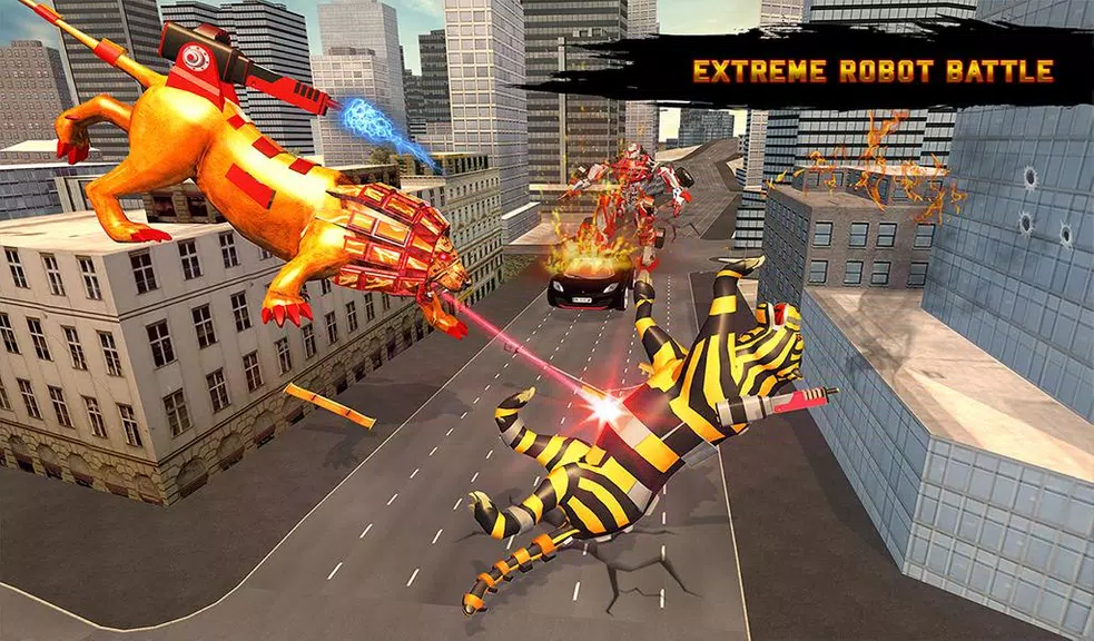 Ultimate Robot Lion Vs Tiger R Screenshot 2