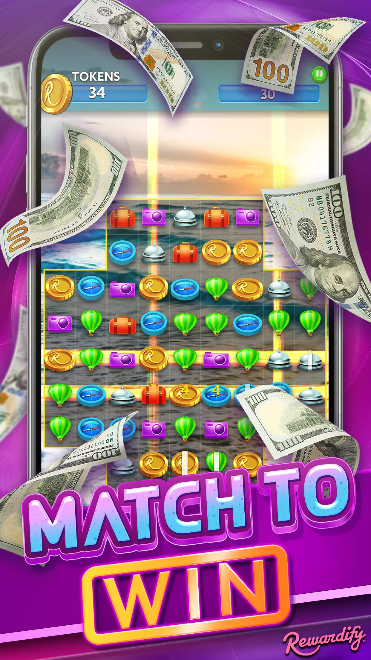 Match To Win: Real Money Games Screenshot 3