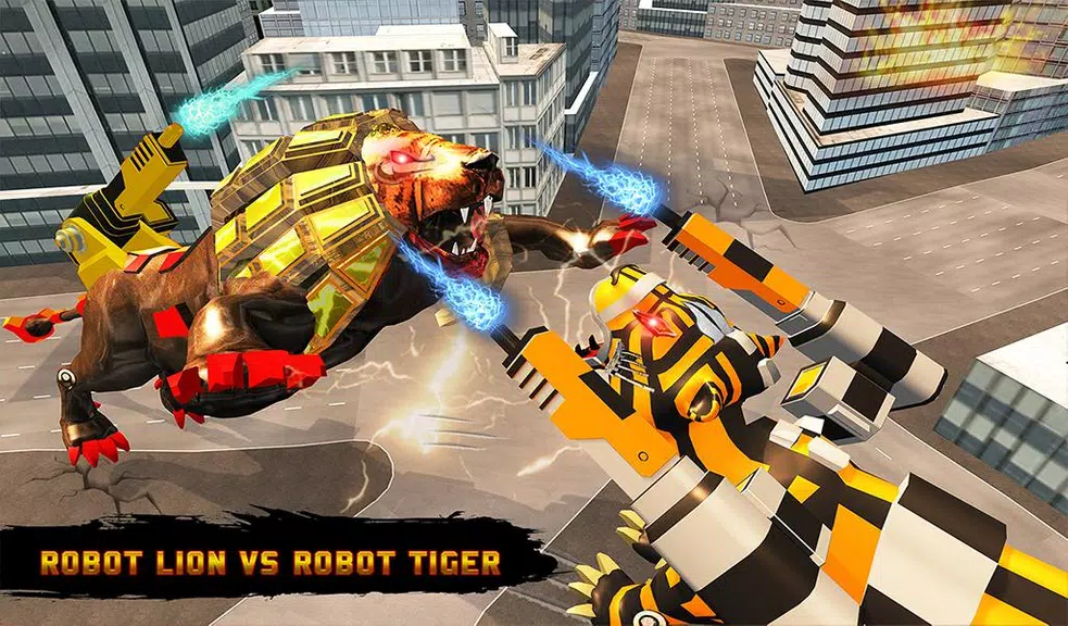 Ultimate Robot Lion Vs Tiger R Screenshot 1