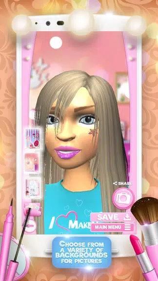 3D Makeup Games For Girls Screenshot 3 