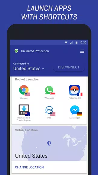 Rocket VPN Free – Internet Fre Screenshot 2