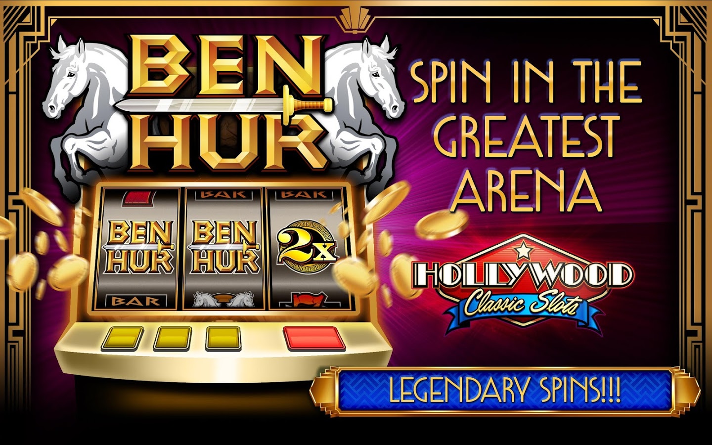 Hollywood Jackpot Slots - Classic Slot Casino Game Screenshot 1 