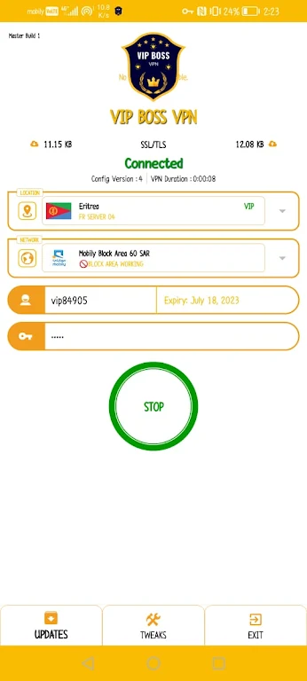 VIP BOSS VPN-Fast secure VPN Screenshot 1 