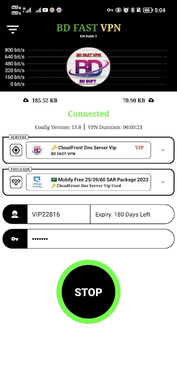 Bd Fast Vpn Screenshot 1 