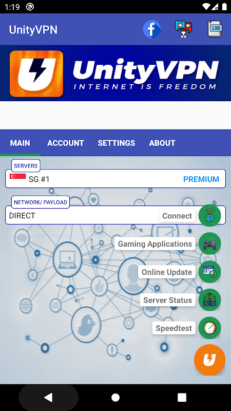 UnityVPN Screenshot 3