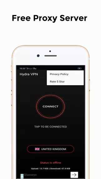 Hydra Vpn Windscrib - Free VPN Screenshot 3 