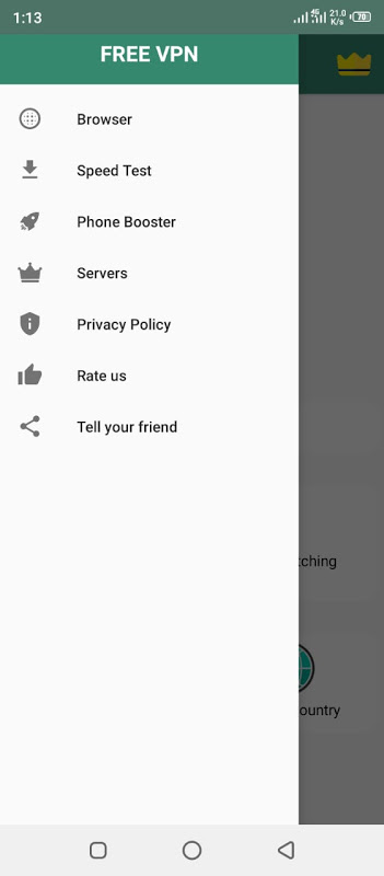 Super VPN Browser Screenshot 1