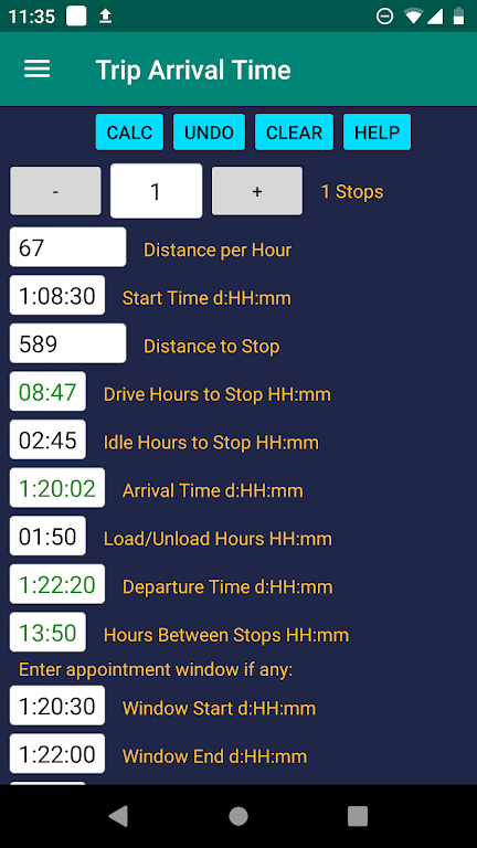 Trucking:Load Rate, Cost, Fuel Screenshot 1