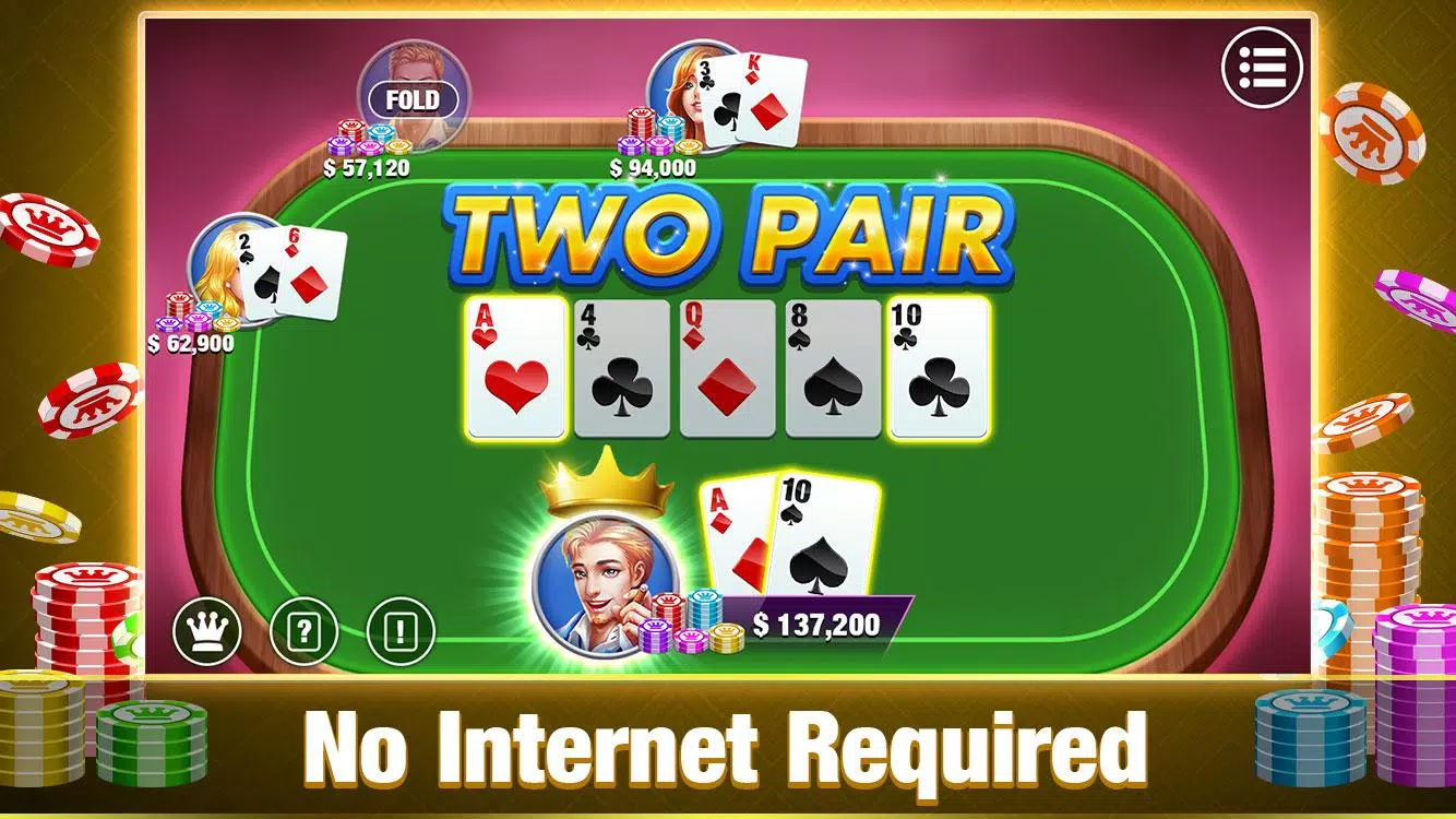 TEXAS HOLDEM POKER OFFLINE Screenshot 1