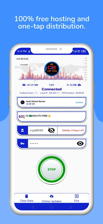 Cs vip vpn Screenshot 2 