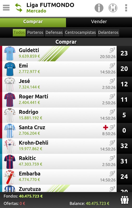 futmondo - soccer manager Screenshot 2