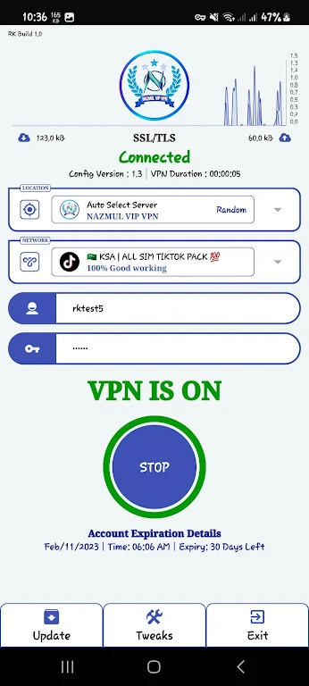 NAZMUL VIP VPN Screenshot 3 