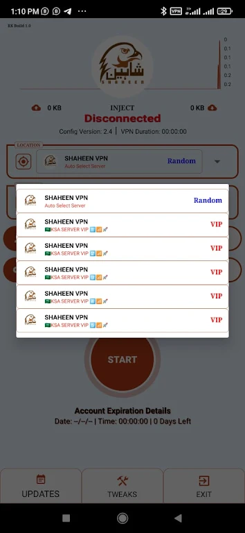 SHAHEEN VPN Screenshot 1