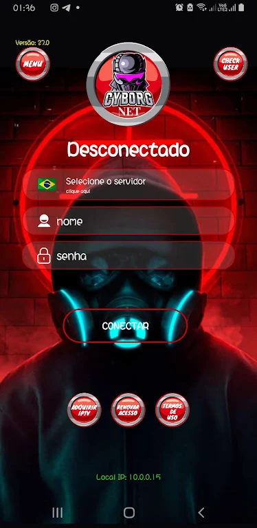 CYBORG NET VPN Screenshot 1